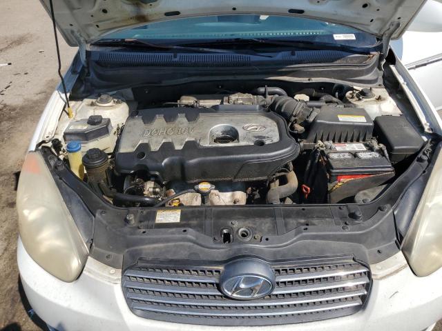 KMHCN46C66U051569 - 2006 HYUNDAI ACCENT GLS თეთრი ფოტო 11