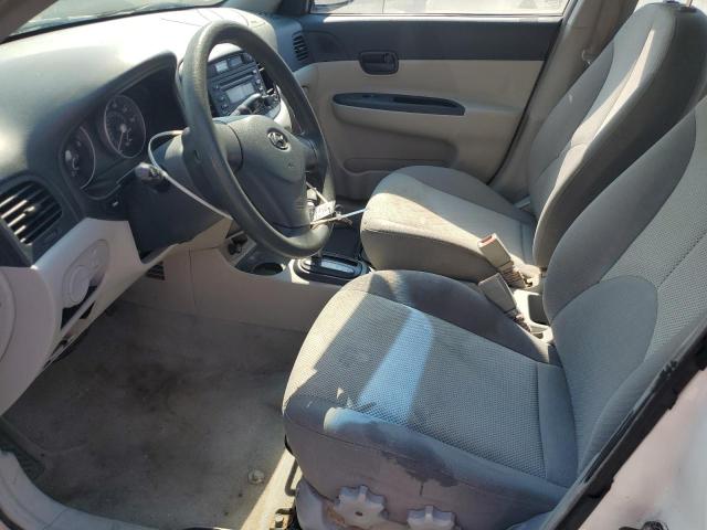 KMHCN46C66U051569 - 2006 HYUNDAI ACCENT GLS თეთრი ფოტო 7