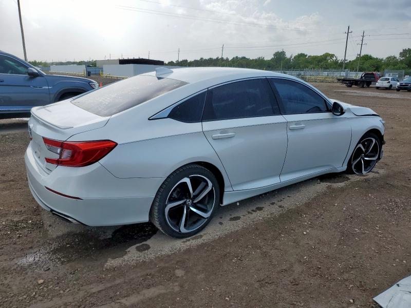 1HGCV1F32KA096086 - 2019 HONDA ACCORD SPORT Weiß Foto 3