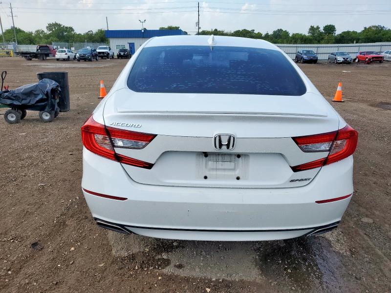 1HGCV1F32KA096086 - 2019 HONDA ACCORD SPORT Weiß Foto 6