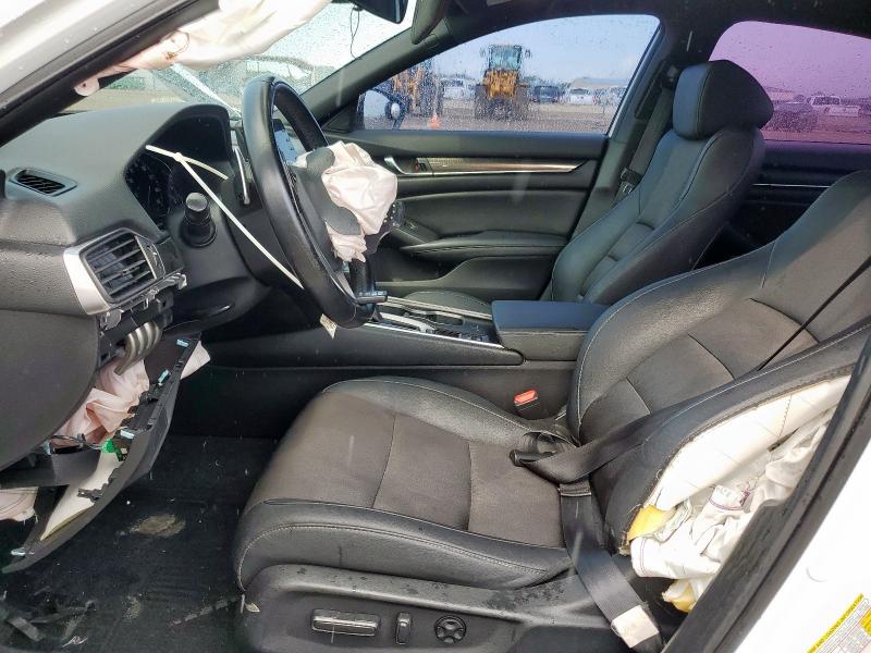 1HGCV1F32KA096086 - 2019 HONDA ACCORD SPORT Weiß Foto 7