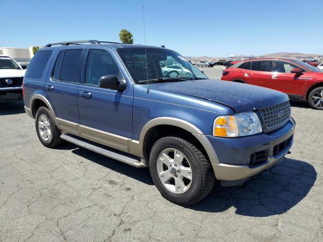 1FMDU74W53ZB43275 - 2003 FORD EXPLORER EDDIE BAUER أزرق صورة 4
