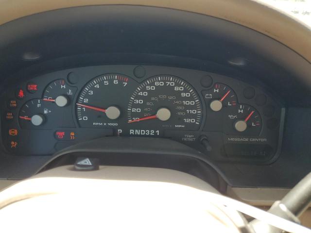 1FMDU74W53ZB43275 - 2003 FORD EXPLORER EDDIE BAUER أزرق صورة 9
