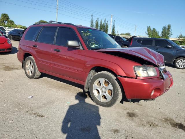 JF1SG65614H741453 - 2004 SUBARU FORESTER 2.5XS RED photo 4