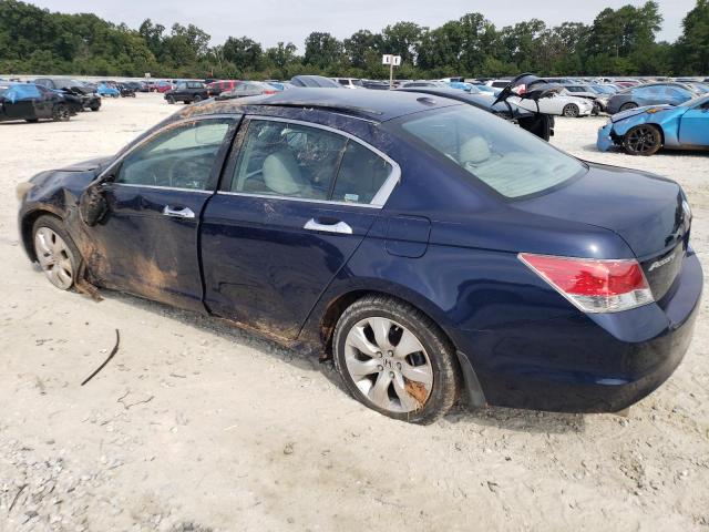 1HGCP36888A065516 - 2008 HONDA ACCORD EXL BLUE photo 2