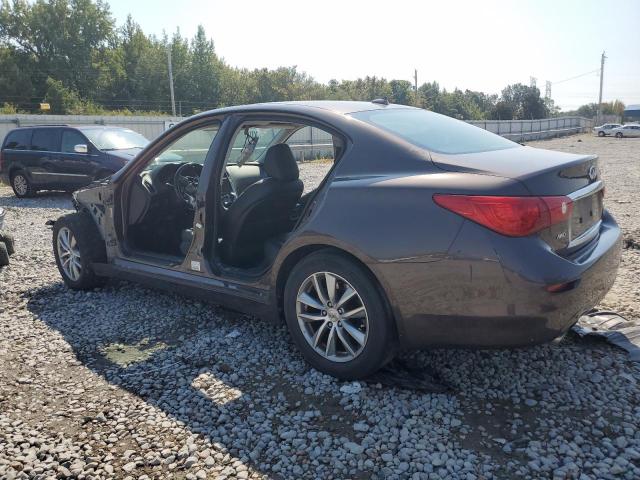 JN1BV7AR1EM691011 - 2014 INFINITI Q50 BASE BROWN photo 2