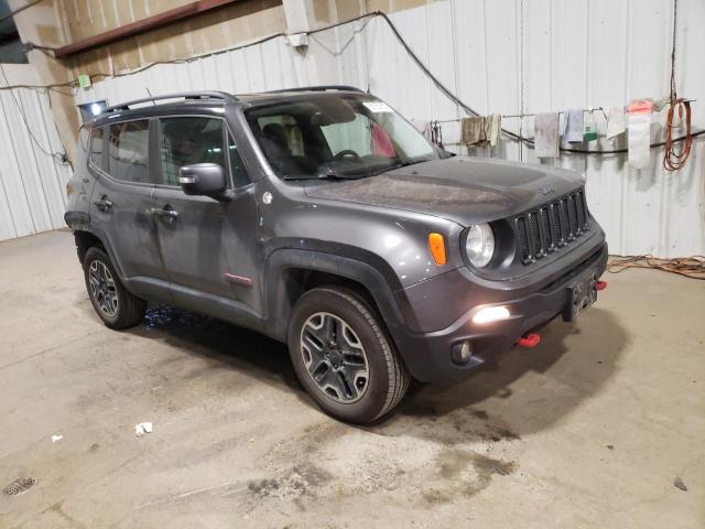 ZACCJBCB3HPF31685 - 2017 JEEP RENEGADE TRAILHAWK GRAY photo 4