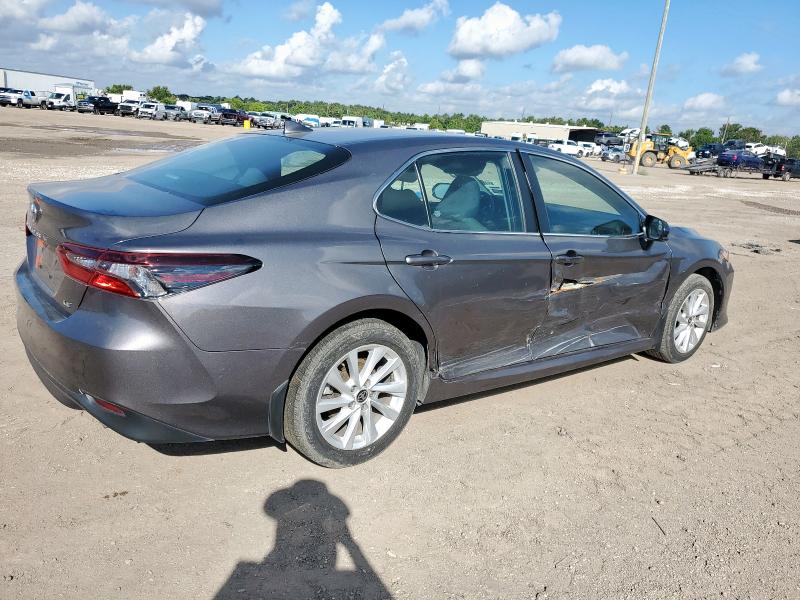 4T1C11AK7NU075208 - 2022 TOYOTA CAMRY LE GRAY photo 3