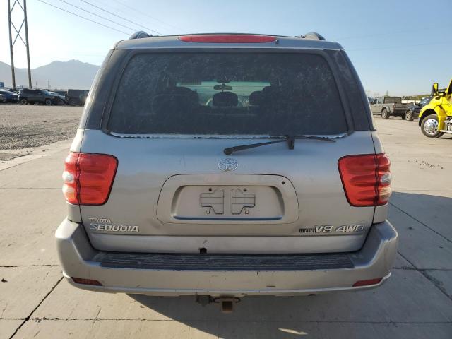 5TDBT44A04S224687 - 2004 TOYOTA SEQUOIA SR5 SILVER photo 6