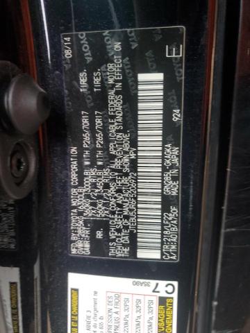 JTEBU5JR6F5206972 - 2015 TOYOTA 4RUNNER SR5/SR5 PREMIUM 黑色 照片 12