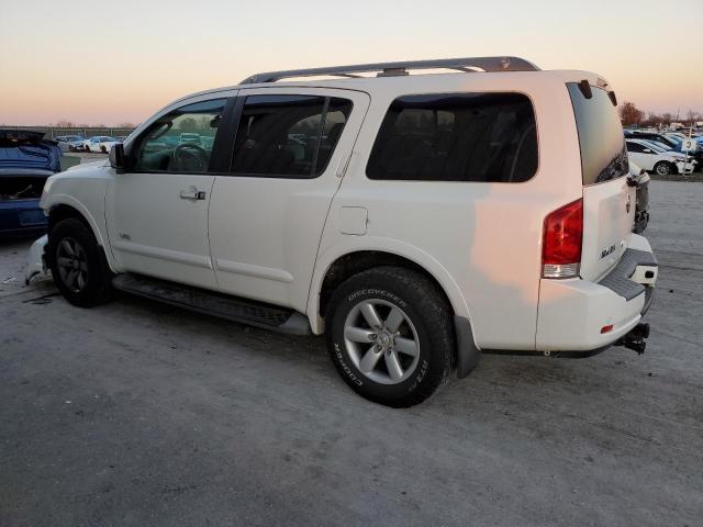 5N1BA08C28N629015 - 2008 NISSAN ARMADA SE WHITE photo 2