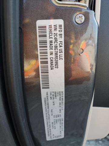 2C4RC1BG7MR539922 - 2021 CHRYSLER PACIFICA TOURING L 灰色 照片 13