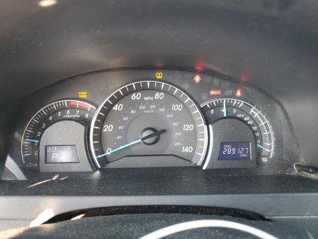 4T4BF1FK6CR187572 - 2012 TOYOTA CAMRY BASE BLACK photo 9