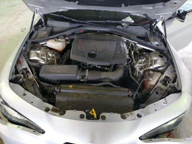 ZARFAEDN2H7550206 - 2017 ALFA ROMEO GIULIA Q4 ვერცხლისფერი ფოტო 11