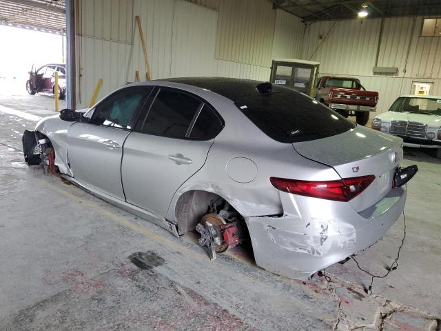 ZARFAEDN2H7550206 - 2017 ALFA ROMEO GIULIA Q4 ვერცხლისფერი ფოტო 2