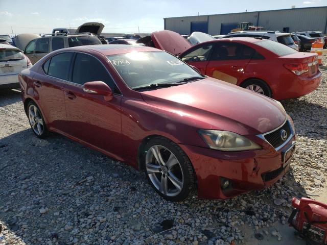 JTHBF5C29D5192589 - 2013 LEXUS IS 250 RED photo 4