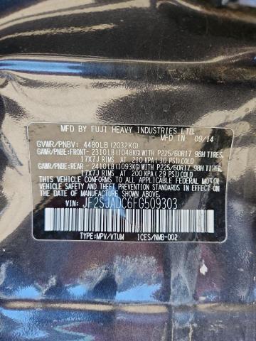 JF2SJADC6FG509303 - 2015 SUBARU FORESTER 2.5I PREMIUM 黑色 照片 13