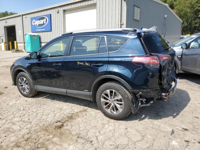 JTMRJREVXHD139795 - 2017 TOYOTA RAV4 HV LE BLUE photo 2