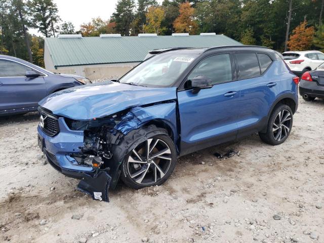 YV4162UM6M2455079 - 2021 VOLVO XC40 T5 R-DESIGN BLUE photo 1