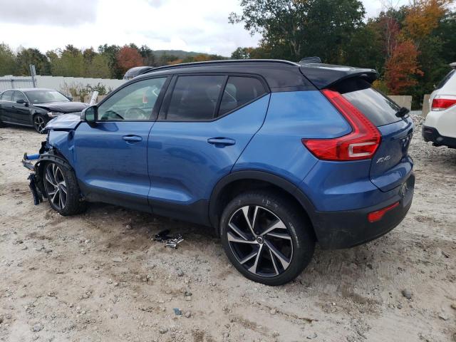 YV4162UM6M2455079 - 2021 VOLVO XC40 T5 R-DESIGN BLUE photo 2