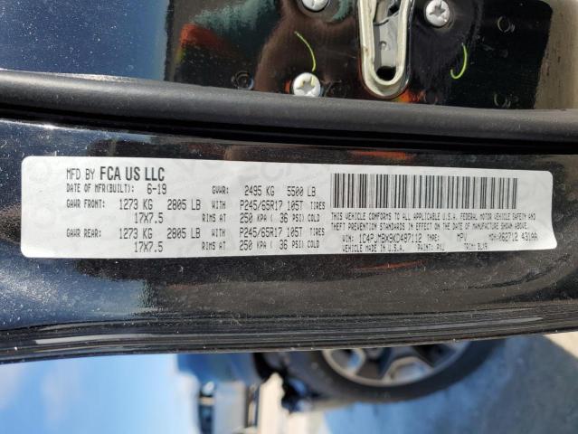 1C4PJMBX9KD487112 - 2019 JEEP CHEROKEE TRAILHAWK BLACK photo 13