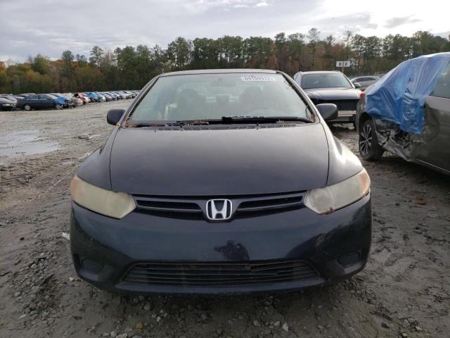 2HGFG12836H520763 - 2006 HONDA CIVIC EX BLACK photo 5