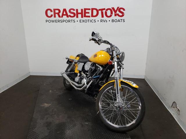 1HD1GEV151Y317174 - 2001 HARLEY-DAVIDSON FXDWG YELLOW photo 1