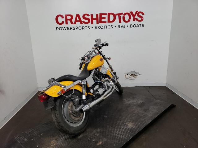 1HD1GEV151Y317174 - 2001 HARLEY-DAVIDSON FXDWG YELLOW photo 4