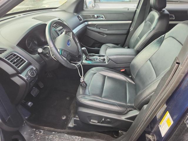 1FM5K8D85HGB51073 - 2017 FORD EXPLORER XLT BLUE photo 7