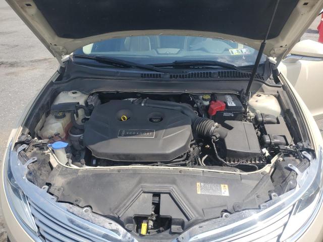 3LN6L2G92ER800254 - 2014 LINCOLN MKZ CREAM photo 11