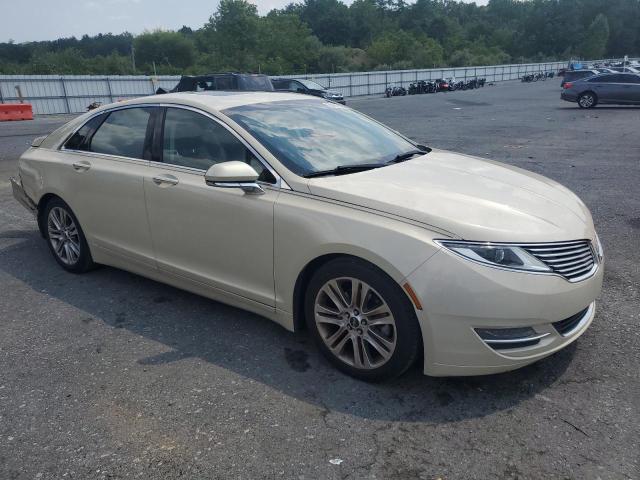 3LN6L2G92ER800254 - 2014 LINCOLN MKZ CREAM photo 4