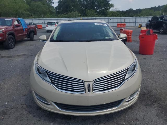 3LN6L2G92ER800254 - 2014 LINCOLN MKZ CREAM photo 5