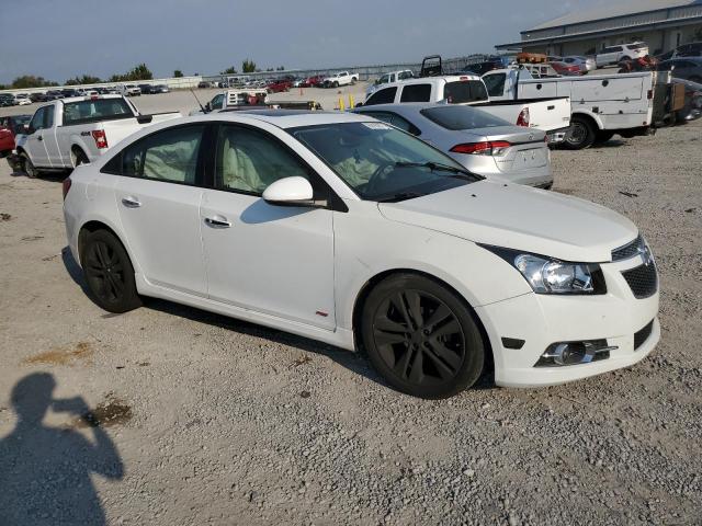 1G1PH5SC4C7332247 - 2012 CHEVROLET CRUZE LTZ WHITE photo 4