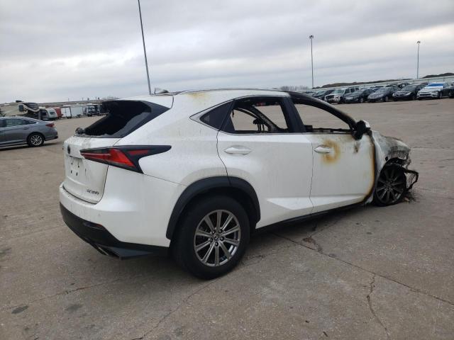JTJBARBZ5K2184409 - 2019 LEXUS NX 300 BASE Biały zdjęcie 3