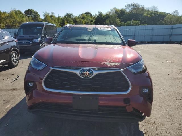 5TDHZRBH5MS086375 - 2021 TOYOTA HIGHLANDER XLE RED photo 5