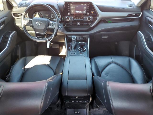 5TDHZRBH5MS086375 - 2021 TOYOTA HIGHLANDER XLE RED photo 8