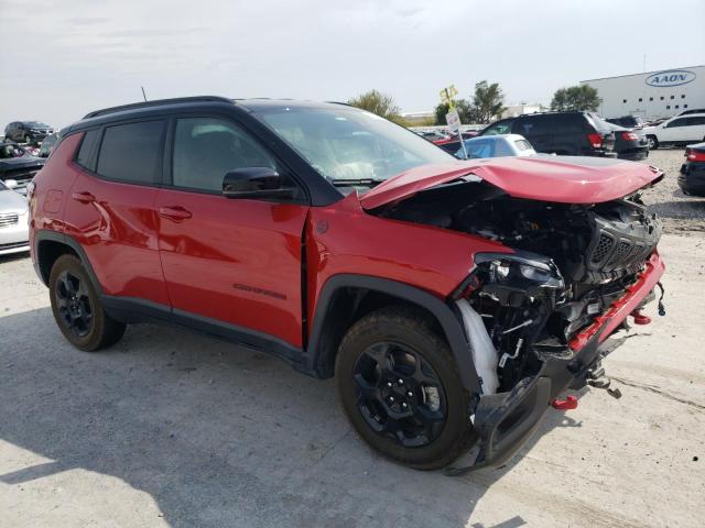 3C4NJDDN3PT549219 - 2023 JEEP COMPASS TRAILHAWK RED photo 4