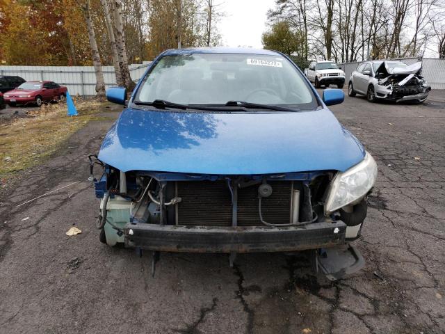 JTDBU4EE2AJ080597 - 2010 TOYOTA COROLLA BASE BLUE photo 5