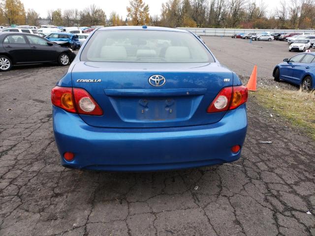 JTDBU4EE2AJ080597 - 2010 TOYOTA COROLLA BASE BLUE photo 6
