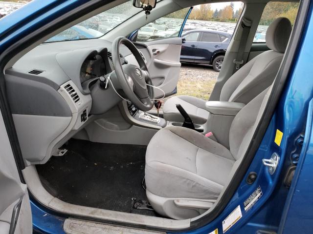 JTDBU4EE2AJ080597 - 2010 TOYOTA COROLLA BASE BLUE photo 7