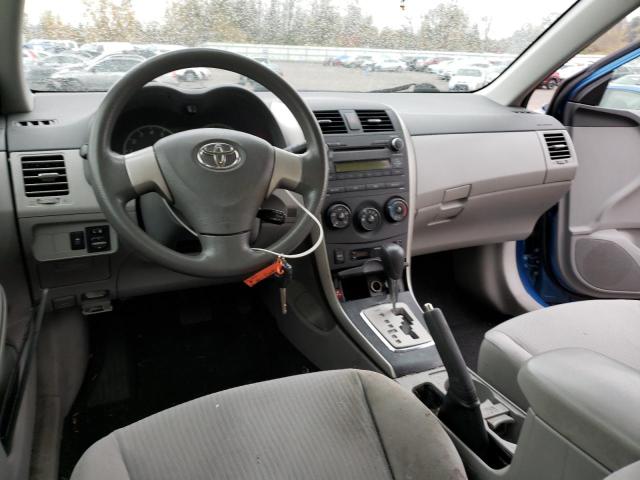 JTDBU4EE2AJ080597 - 2010 TOYOTA COROLLA BASE BLUE photo 8