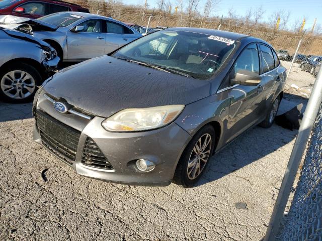 1FAHP3H24CL128451 - 2012 FORD FOCUS SEL GRAY photo 1