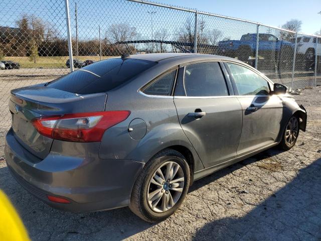 1FAHP3H24CL128451 - 2012 FORD FOCUS SEL GRAY photo 3