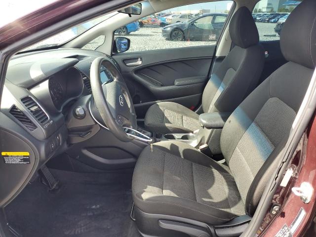 3KPFK4A76JE281107 - 2018 KIA FORTE LX Bordeaux Foto 7