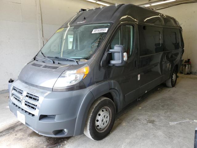 3C6TRVDG8HE507407 - 2017 RAM PROMASTER 2500 HIGH ყავისფერი ფოტო 2