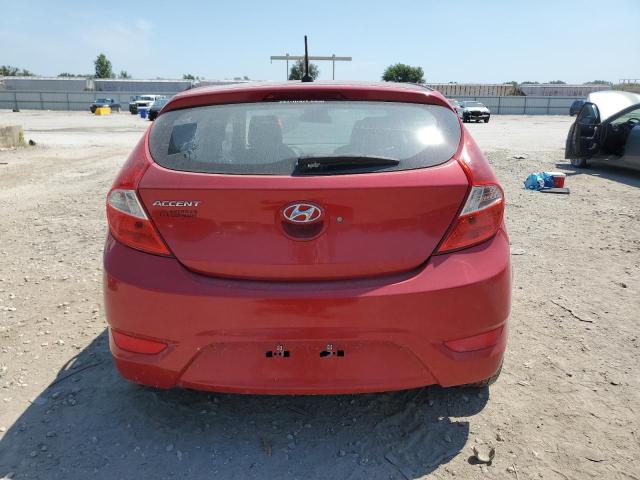 KMHCT5AE1FU213662 - 2015 HYUN ACCENT GS RED photo 6
