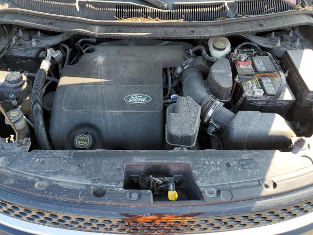 1FM5K8F82FGB05677 - 2015 FORD EXPLORER LIMITED შავი ფოტო 12