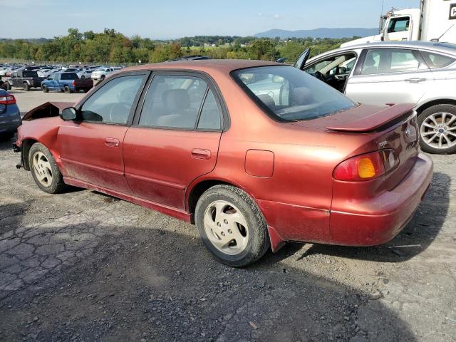 2T1BR12EX1C385362 - 2001 TOYOTA COROLLA CE RED photo 2