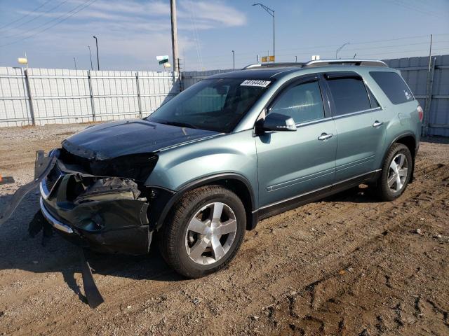 1GKEV33D69J107959 - 2009 GMC ACADIA SLT-2 GREEN photo 1