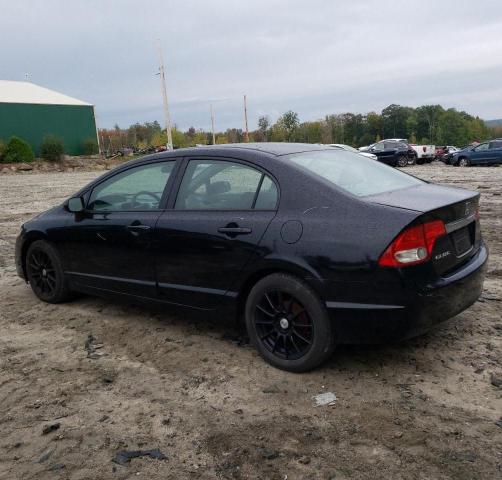 2HGFA1F57BH521653 - 2011 HONDA CIVIC LX BLACK photo 2